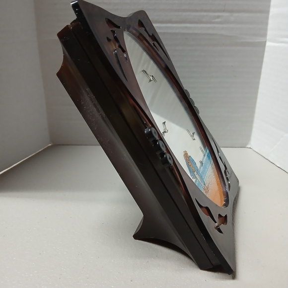 Yap's Vintage Mirror Music Box Beach Scene Blonde Couple You Light Up My Life - Picture 5 of 16